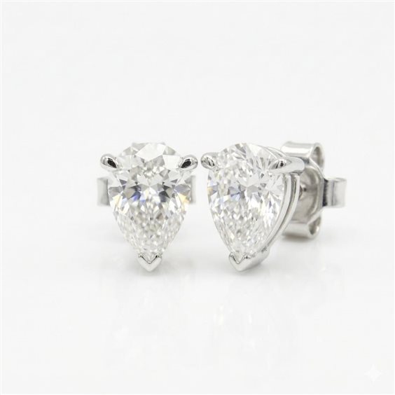 Orecchini Ama Donna in Oro bianco Diamante Lab Grown 0.73 Ct AMA-OR-201-72 - AMA-OR-201-72